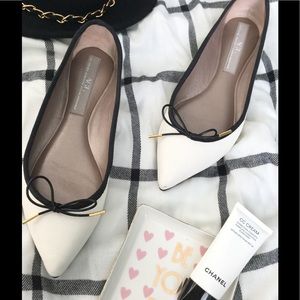 AGL Sacchetto Pointy Toe Flat, made in Italy